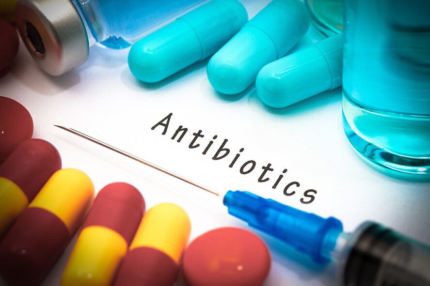 Antibióticos usados ​​para tratar a prostatite